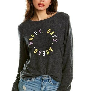 NWT Wildfox Happy Days Ahead BBJ Sweatshirt Size Large